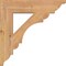 Ekena Millwork Olympic Traditional Smooth Bracket, Western Red Cedar, 3 1/2"W x 18"D x 18"H BKT04X18X18OLY01SWR - alternate 2